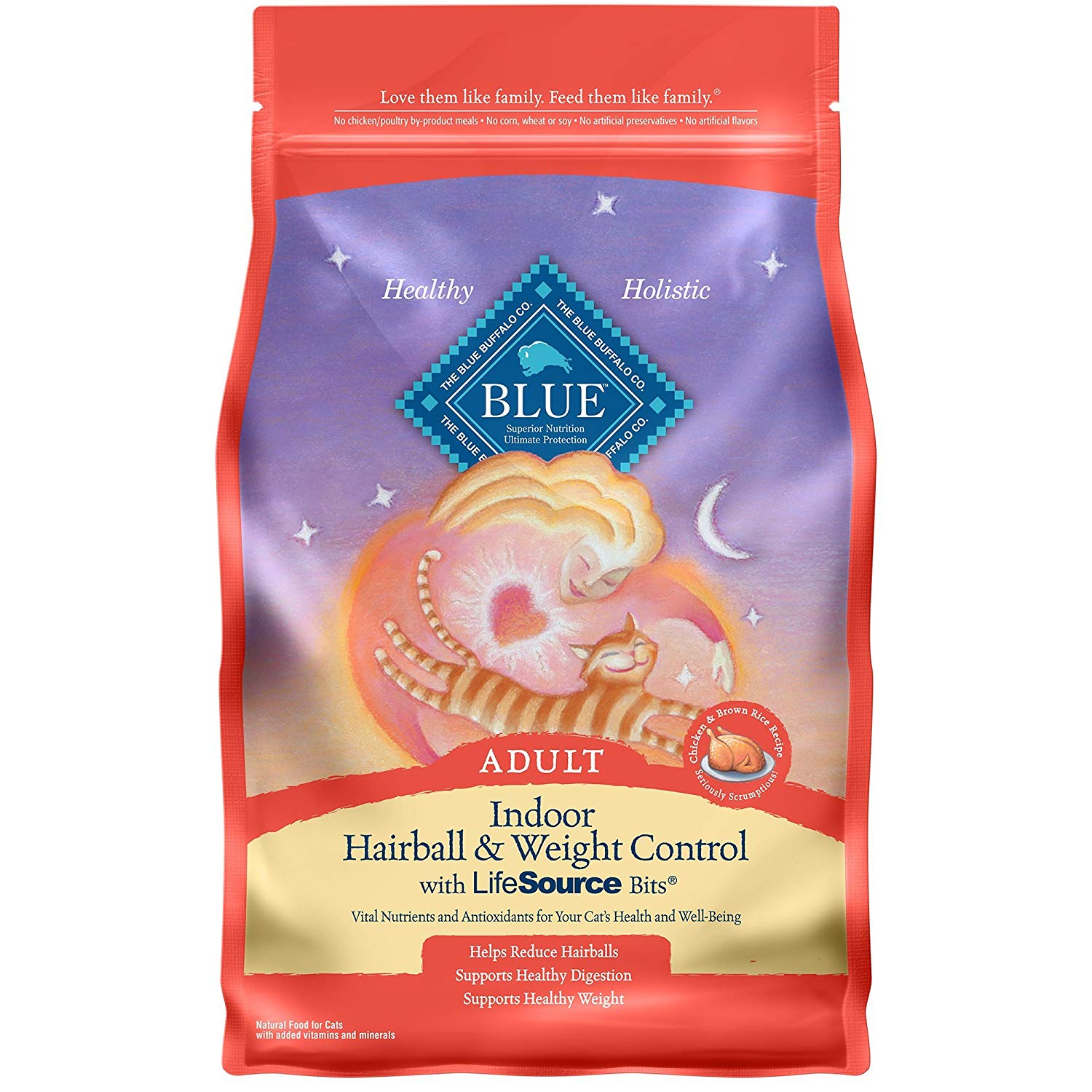 Blue Buffalo Indoor Hairball and Weight Control Natural Adult Dry Cat Food