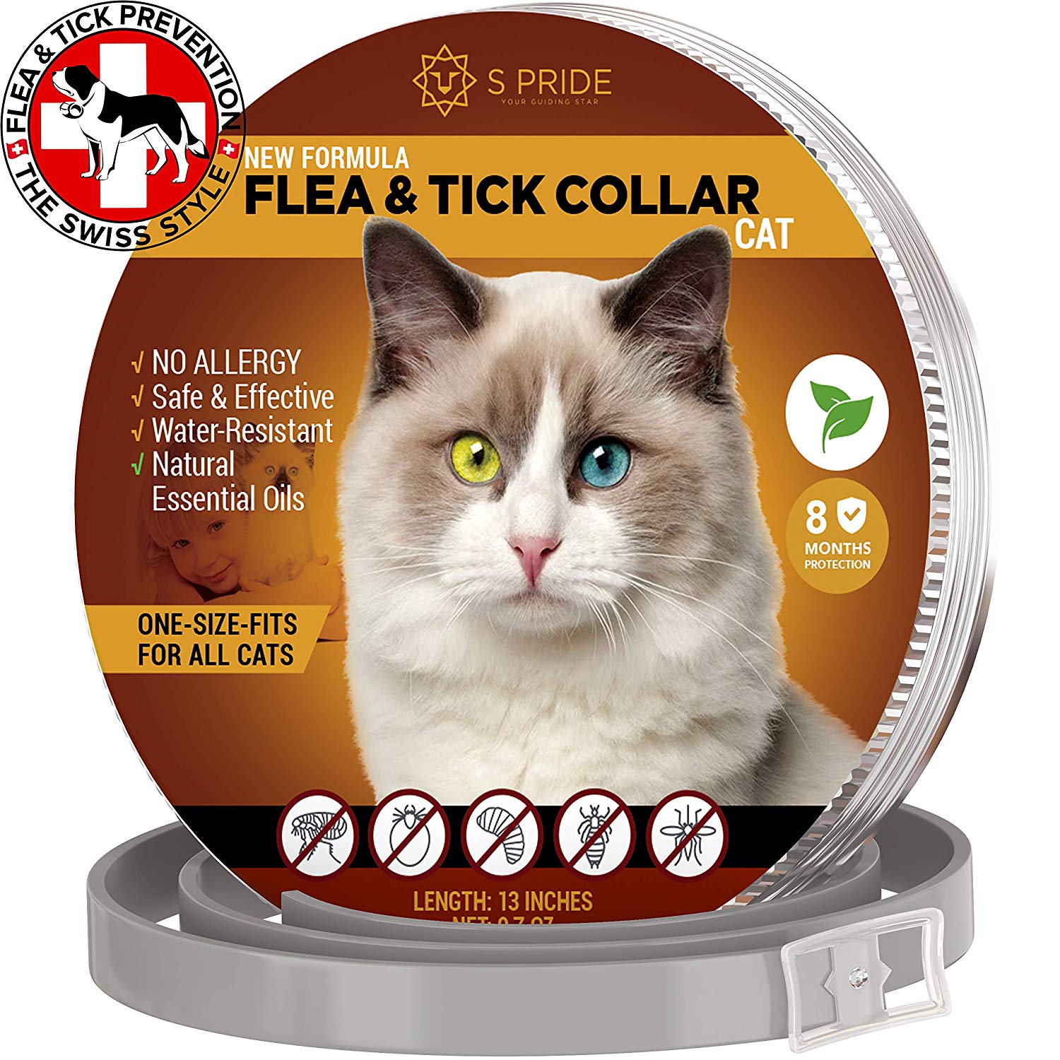 Контроль веса кошки. Flea Collar for Cats. Essential for a Cat. Аллергия на ошейник от блох. Pet Pride для кошек набор защелок.