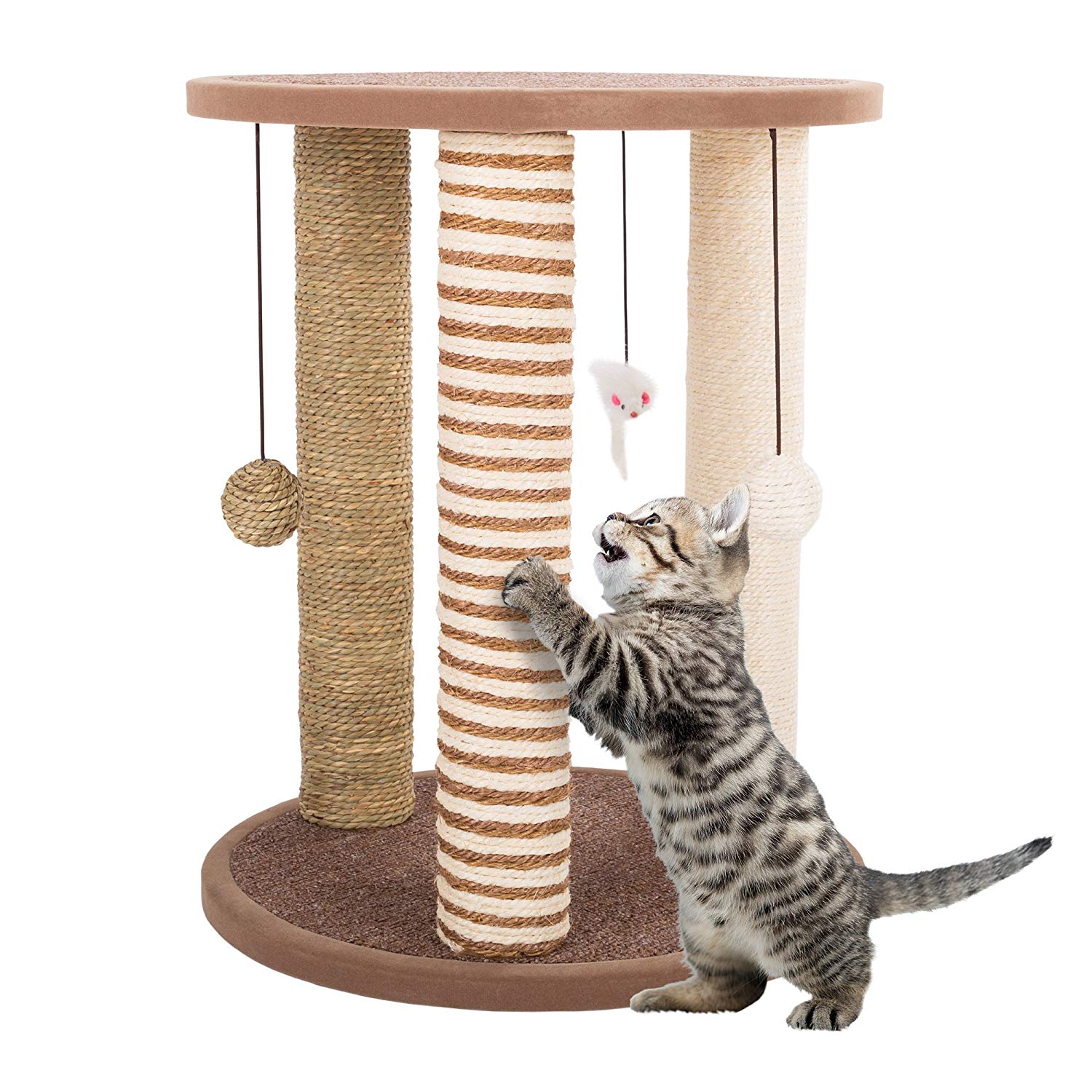 Cat Scratching Posts- Adult Cat and Kitten Tree