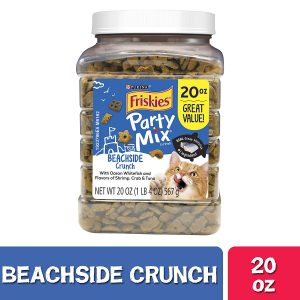 Party Mix Cat Treat Canisters By Purina Friskies