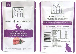 Tuna & Sardine Flavoured Grain-Free Wet Cat Food By Sa-Shi