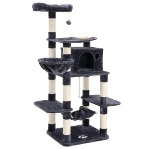 XL Cat Tree With A Feeding Bowl By Feandrea